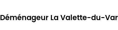 Déménageur La Valette-du-Var